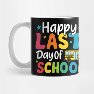 Happy Last Day Of School – Fun Teacher Student Celebration Design Mug